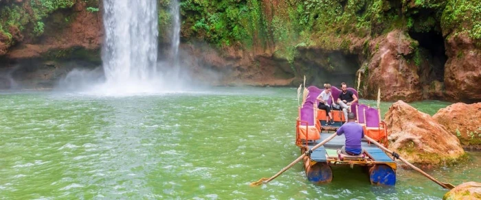 From Marrakech: Ouzoud Waterfalls Guided Hike and Boat Trip - activities for rent in marrakech - RENTS.ma