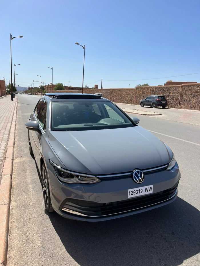 Rent Volkswagen Golf 8 Gris Nardo – Ouarzazate & Marrakech - cars for rent in ouarzazate - RENTS.ma