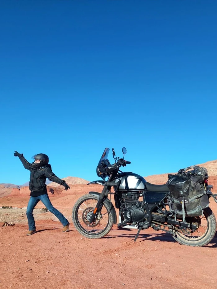 Ride 2 Atlas - Location Moto Marrakech - ROYAL ENFIELD HIMALAYAN 2024 - motorcycles for rent on RENTS.ma