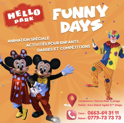 Hello Park Casablanca - Fêtes d'enfants 🎈 - activities for rent in casablanca - RENTS.ma