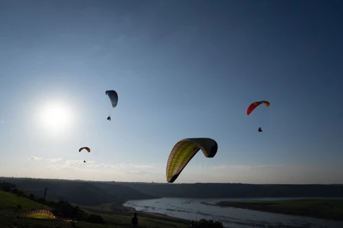 Paragliding with sunset in Agafay desert marrakech - activities for rent in marrakech - RENTS.ma