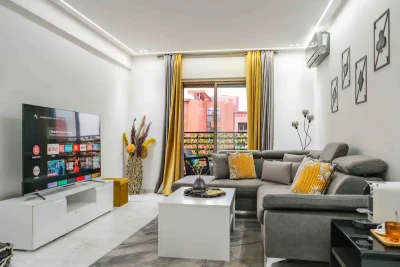 Cosy Equipped Flat ( Netflix, CINÉMA…) GUÉLIZ - apartments for rent in marrakech - RENTS.ma