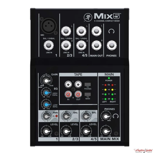Mackie Mix5 Analog Mixer - audio for rent in marrakech - RENTS.ma