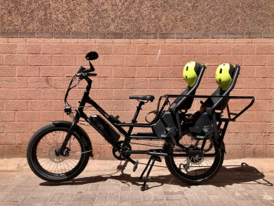 E-bike with 2 child seats - bicycles for rent in marrakech - RENTS.ma