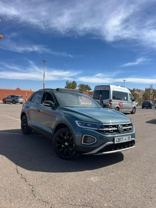 Rent Volkswagen T-Roc Black Pack  – Marrakech & Ouarzazate - cars for rent in ouarzazate - RENTS.ma