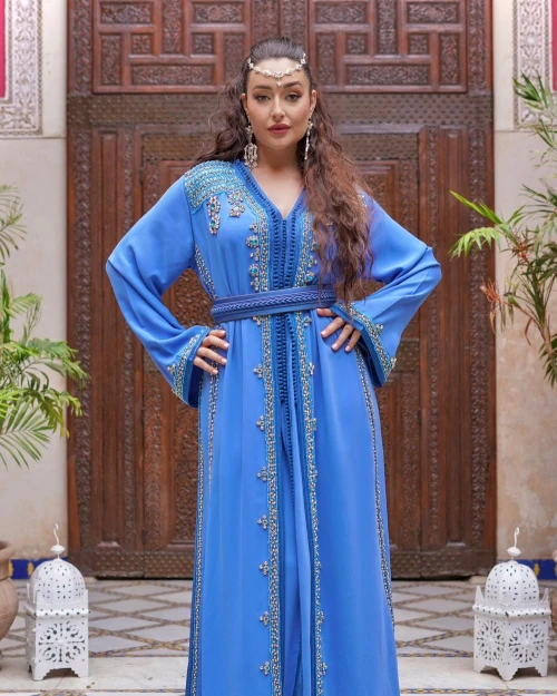 Caftan Blue - clothes for rent in casablanca - RENTS.ma