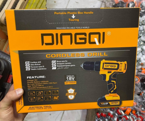 DingQi  Power Tools 18V Mini Hand Electric Performer Cordless Drill - electrical-tools for rent in casablanca - RENTS.ma
